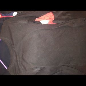 S Black Hanes Longsleeve